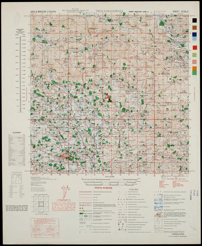 Java Madura Pl 139 Wall Art by U.S. Defence Mapping Agency - High-Resolution Digital Print