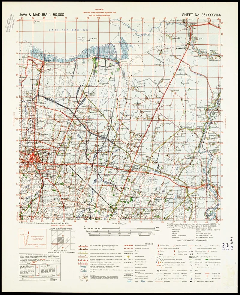 Java Madura Pl 142 Wall Art by U.S. Defence Mapping Agency - High-Resolution Digital Print