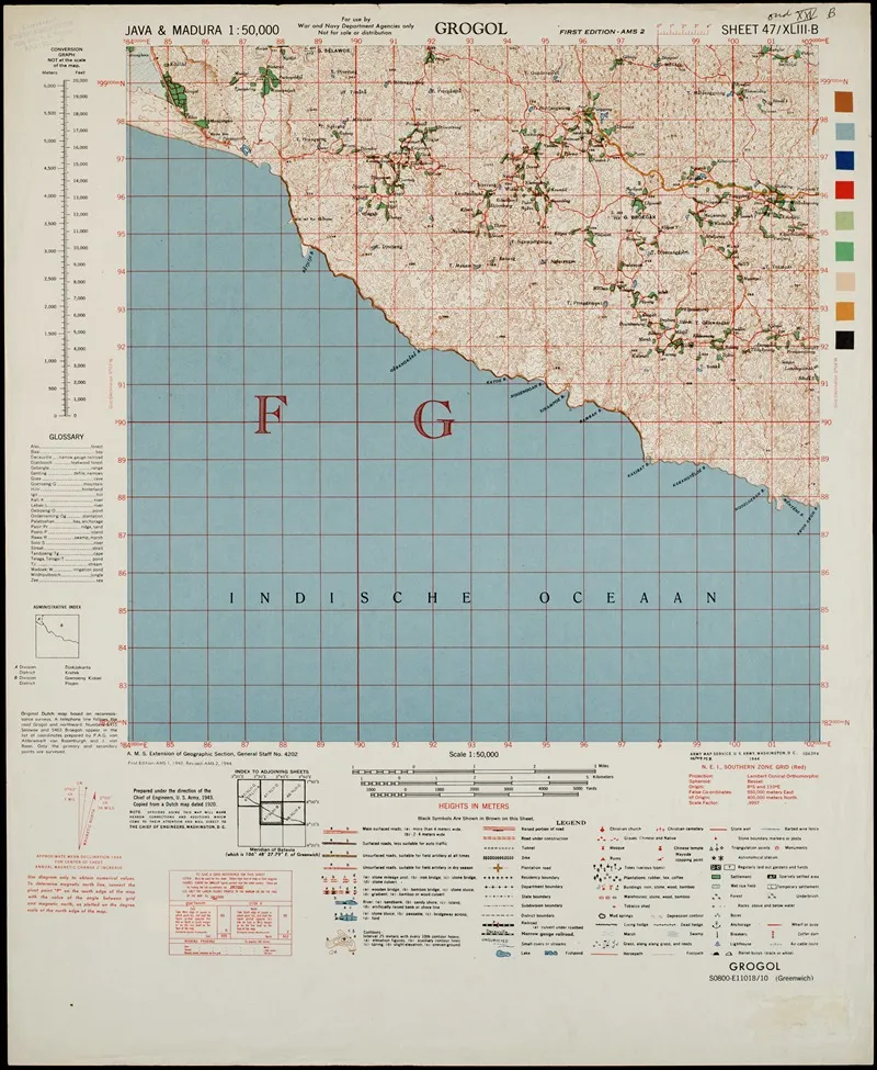 Java Madura Pl 148 Wall Art by U.S. Defence Mapping Agency - High-Resolution Digital Print
