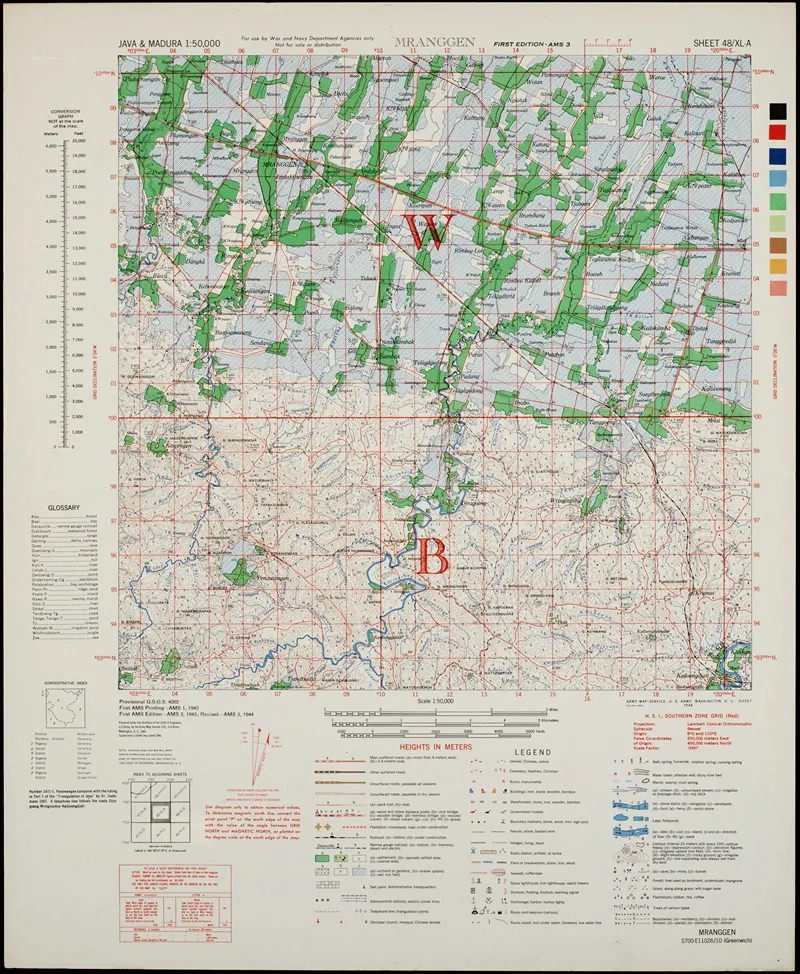 Java Madura Pl 157 Wall Art by U.S. Defence Mapping Agency - High-Resolution Digital Print