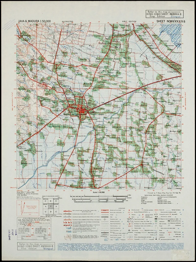 Java Madura Pl 178 Wall Art by U.S. Defence Mapping Agency - High-Resolution Digital Print