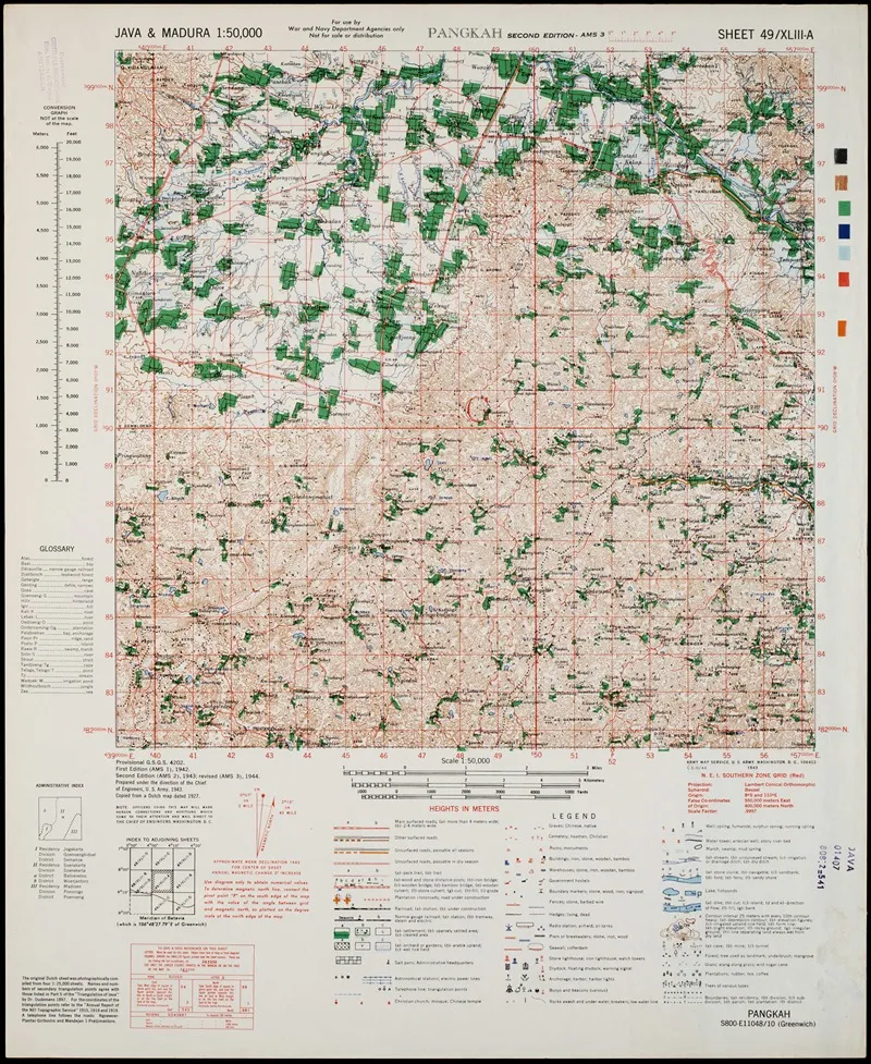 Java Madura Pl 194 Wall Art by U.S. Defence Mapping Agency - High-Resolution Digital Print
