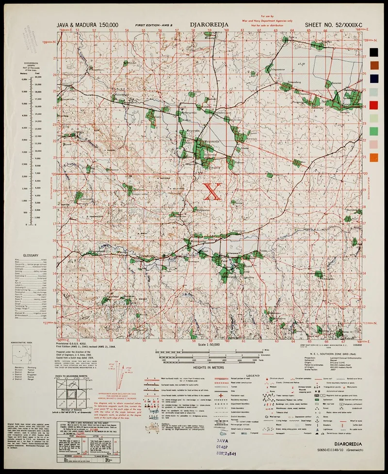 Java Madura Pl 245 Wall Art by U.S. Defence Mapping Agency - High-Resolution Digital Print