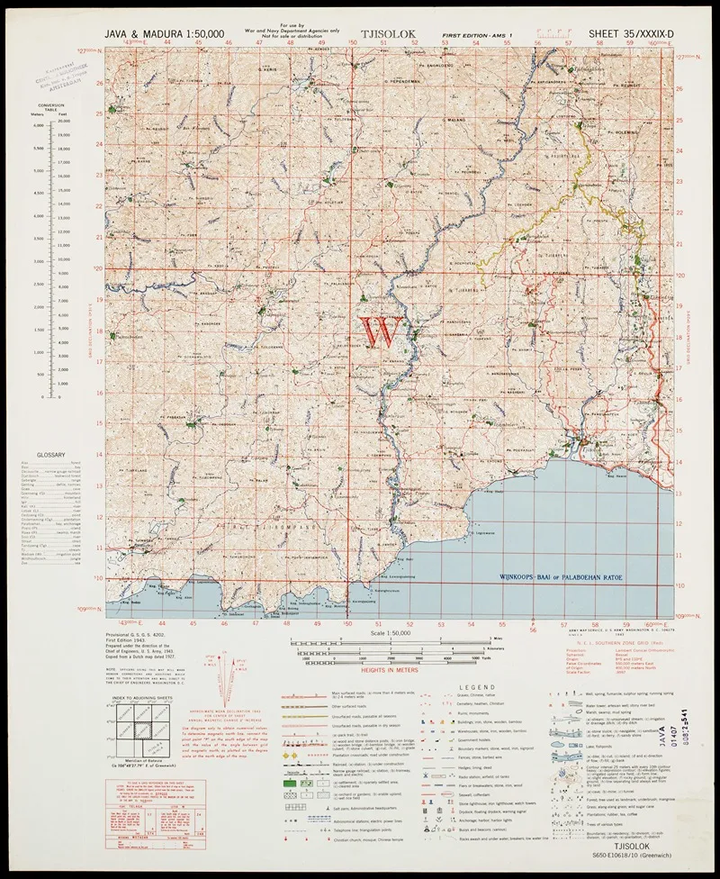 Java Madura Pl 263 Wall Art by U.S. Defence Mapping Agency - High-Resolution Digital Print