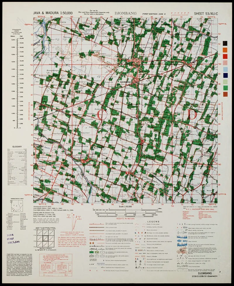 Java Madura Pl 273 Wall Art by U.S. Defence Mapping Agency - High-Resolution Digital Print