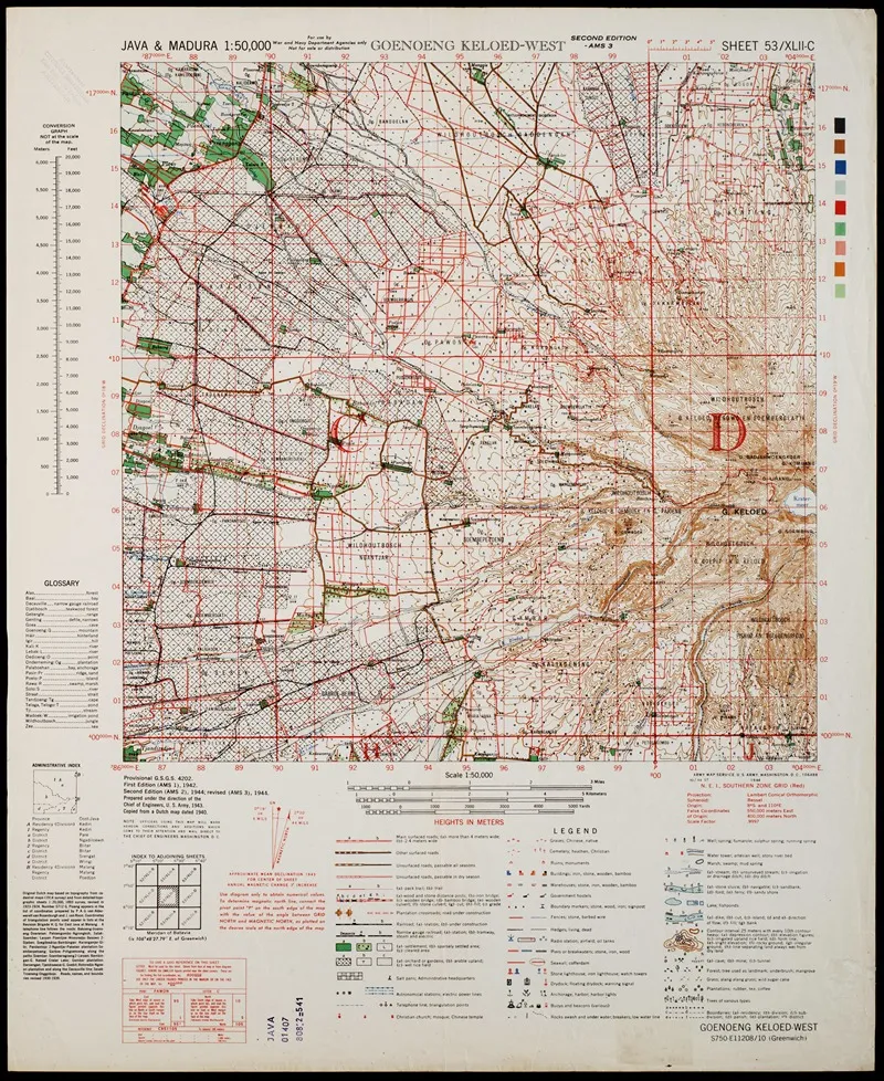 Java Madura Pl 278 Wall Art by U.S. Defence Mapping Agency - High-Resolution Digital Print