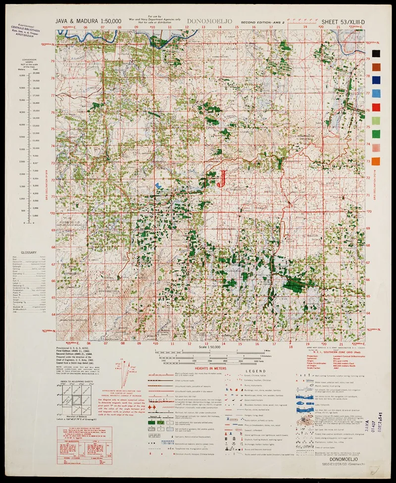 Java Madura Pl 283 Wall Art by U.S. Defence Mapping Agency - High-Resolution Digital Print
