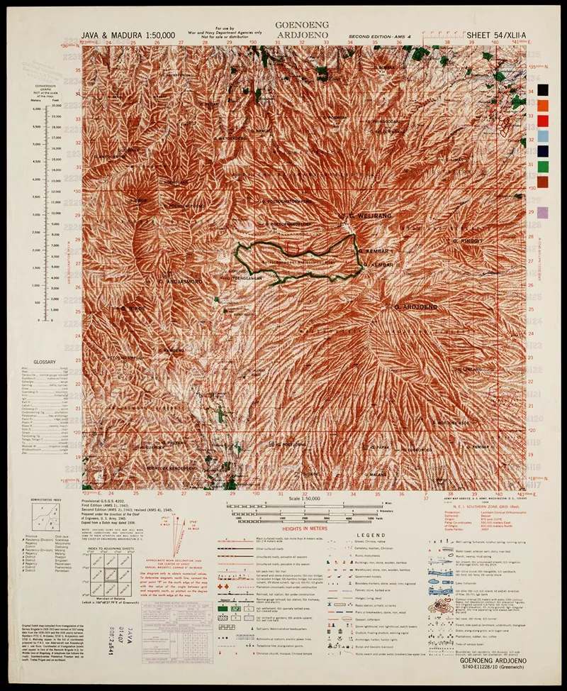 Java Madura Pl 297 Wall Art by U.S. Defence Mapping Agency - High-Resolution Digital Print