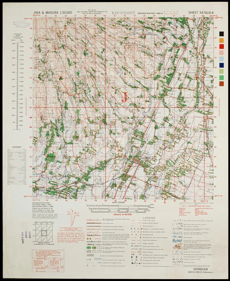 Java Madura Pl 301 Wall Art by U.S. Defence Mapping Agency - High-Resolution Digital Print
