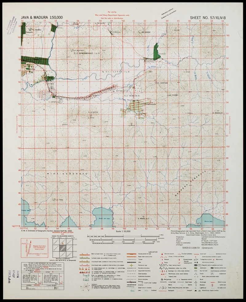 Java Madura Pl 358 Wall Art by U.S. Defence Mapping Agency - High-Resolution Digital Print