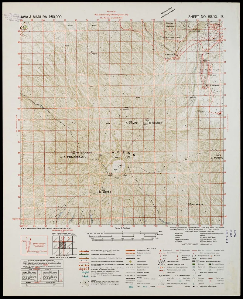 Java Madura Pl 372 Wall Art by U.S. Defence Mapping Agency - High-Resolution Digital Print