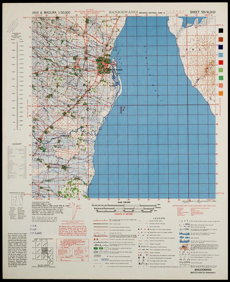 Java Madura Pl 388 Wall Art by U.S. Defence Mapping Agency - High-Resolution Digital Print