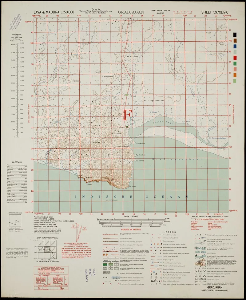 Java Madura Pl 391 Wall Art by U.S. Defence Mapping Agency - High-Resolution Digital Print