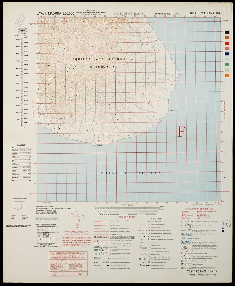 Java Madura Pl 396 Wall Art by U.S. Defence Mapping Agency - High-Resolution Digital Print