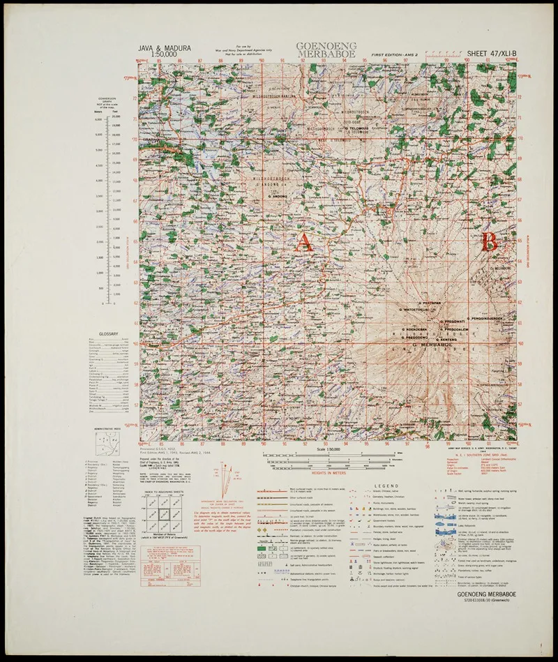 Java Madura Pl 399 Wall Art by U.S. Defence Mapping Agency - High-Resolution Digital Print