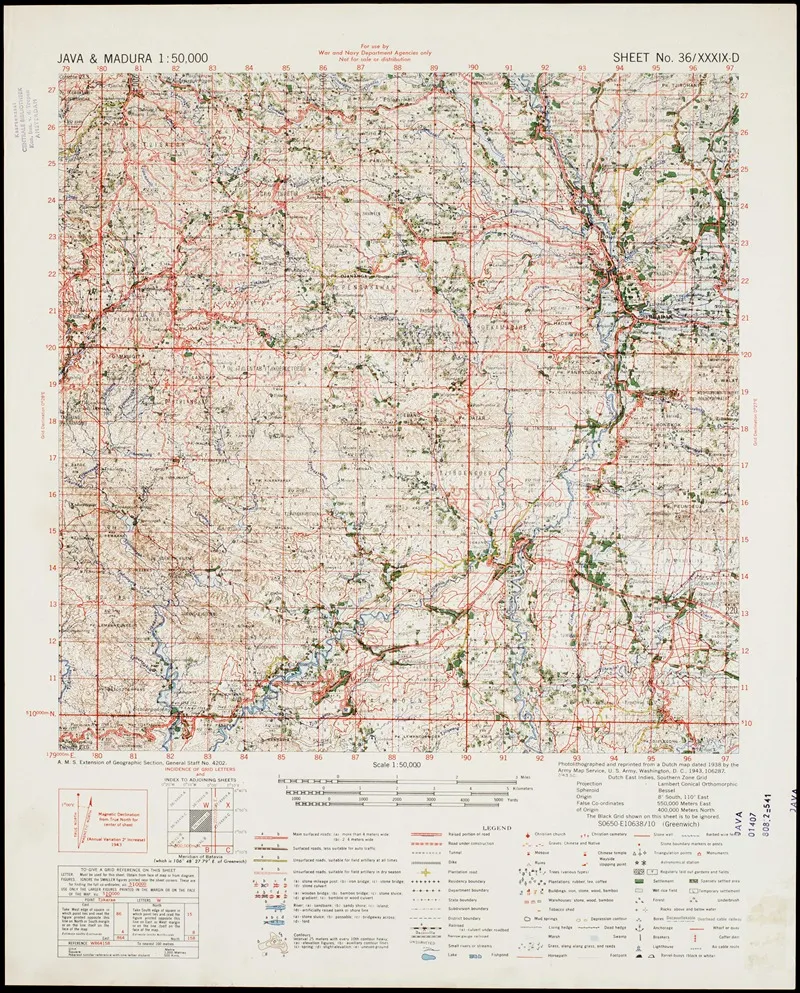 Java Madura Pl 403 Wall Art by U.S. Defence Mapping Agency - High-Resolution Digital Print