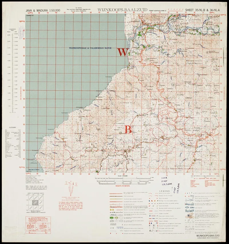 Java Madura Pl 404 Wall Art by U.S. Defence Mapping Agency - High-Resolution Digital Print