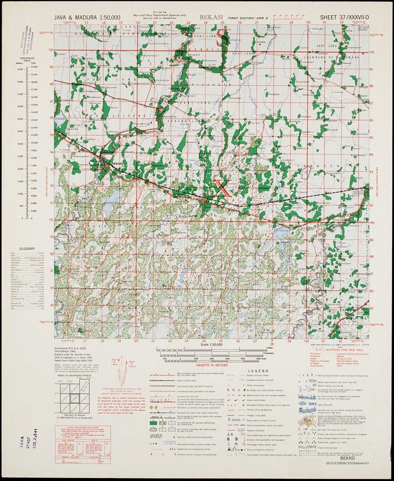 Java Madura Pl 414 Wall Art by U.S. Defence Mapping Agency - High-Resolution Digital Print