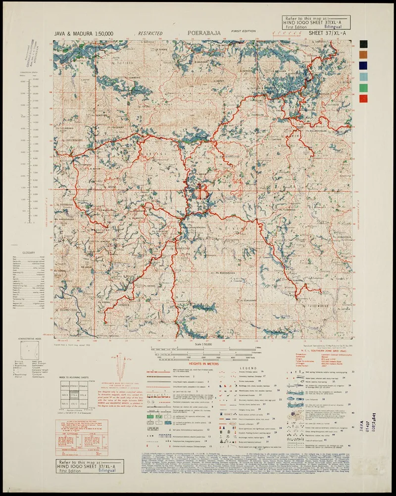 Java Madura Pl 424 Wall Art by U.S. Defence Mapping Agency - High-Resolution Digital Print