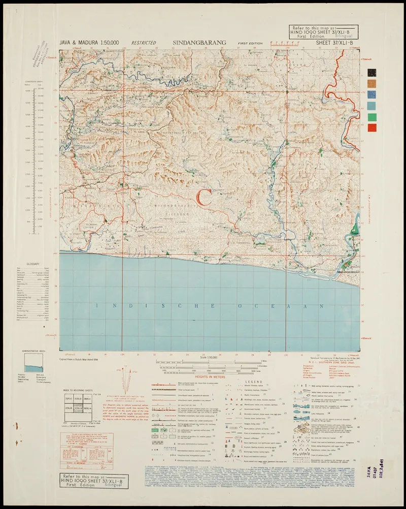 Java Madura Pl 429 Wall Art by U.S. Defence Mapping Agency - High-Resolution Digital Print