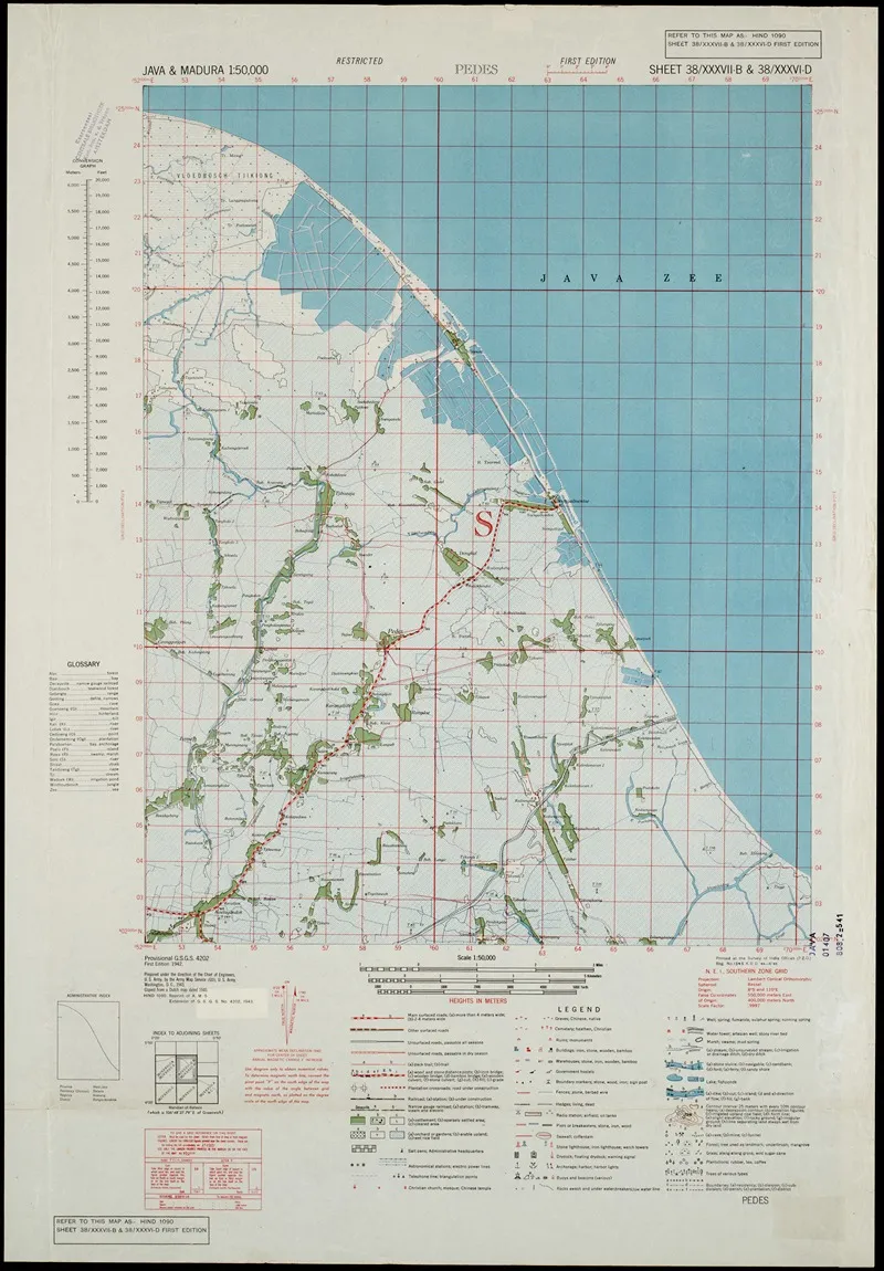 Java Madura Pl 431 Wall Art by U.S. Defence Mapping Agency - High-Resolution Digital Print
