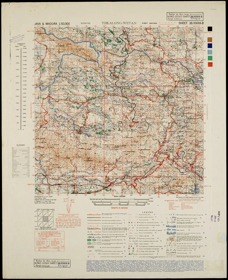 Java Madura Pl 439 Wall Art by U.S. Defence Mapping Agency - High-Resolution Digital Print