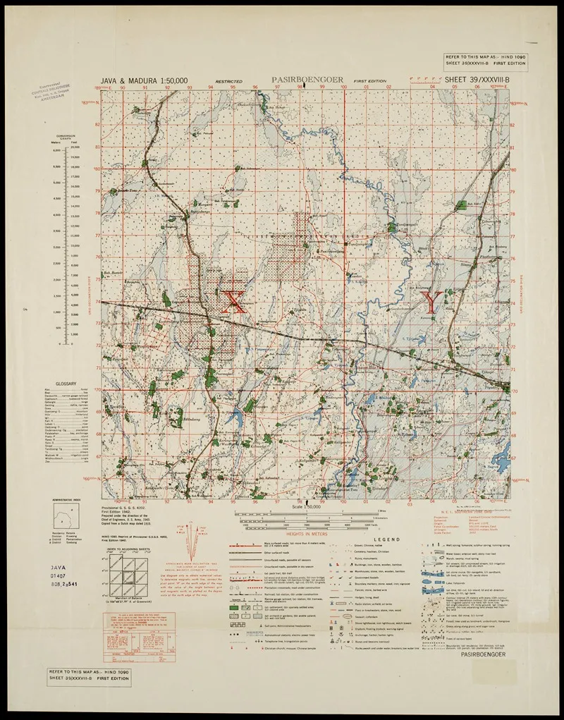 Java Madura Pl 451 Wall Art by U.S. Defence Mapping Agency - High-Resolution Digital Print