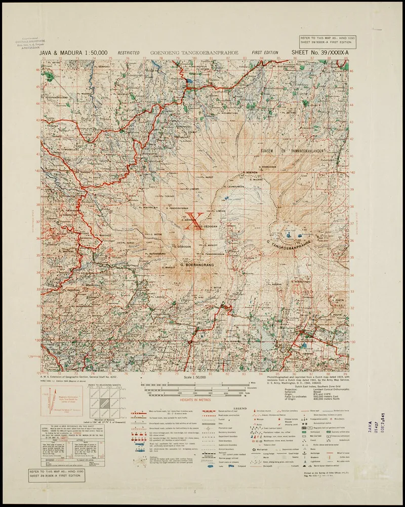 Java Madura Pl 454 Wall Art by U.S. Defence Mapping Agency - High-Resolution Digital Print