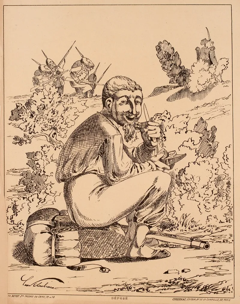 Jcarde Les Prunes Pour Ldessert Wall Art by Léon Choubrac - High-Resolution Digital Print