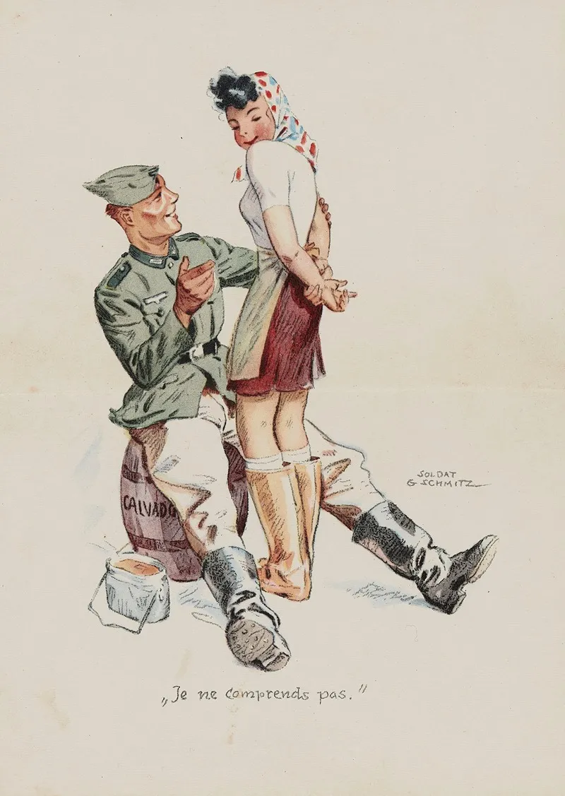 Je Ne Comprends Pas Wall Art by Gefreiter G. Schmitz - High-Resolution Digital Print