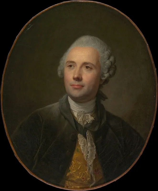 Jean Jacques Caffieri 1725 1792 Wall Art by Jean-Baptiste Greuze - High-Resolution Digital Print