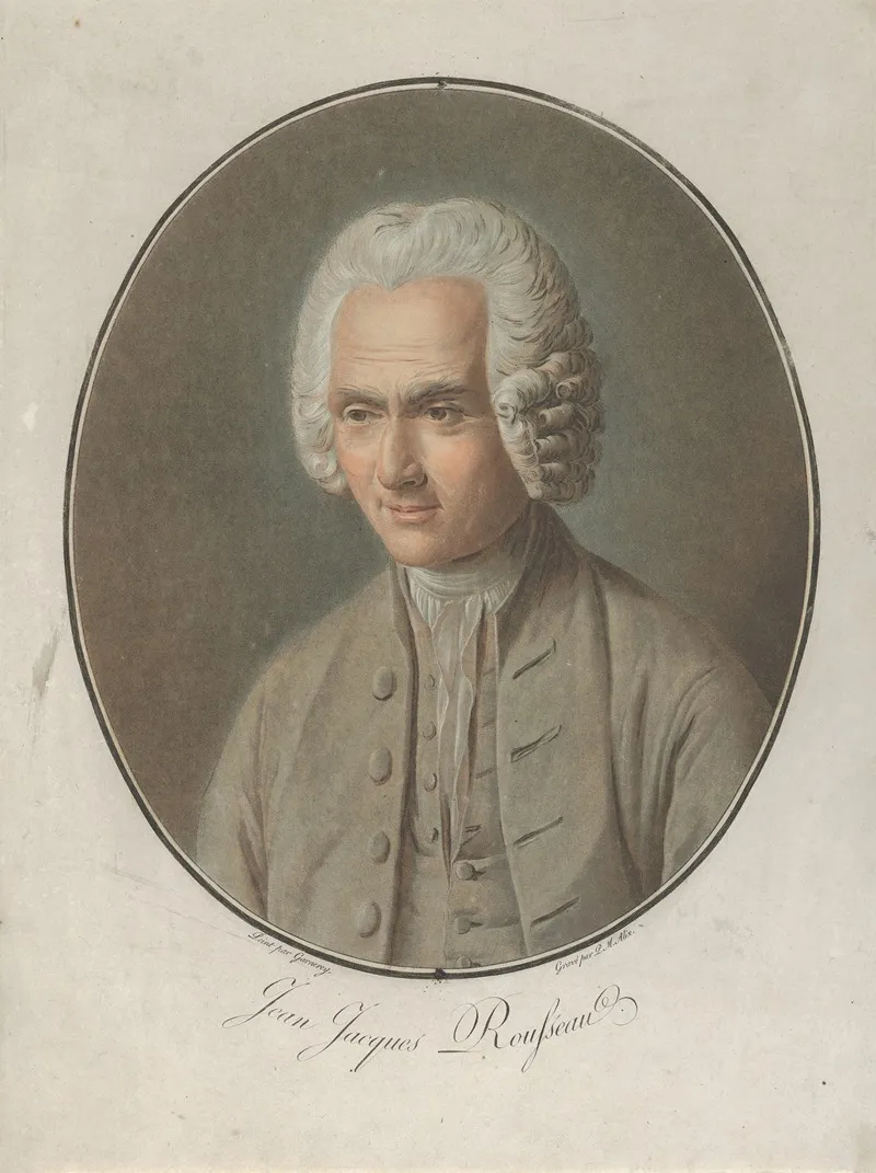 Jean Jacques Rousseau 2 Wall Art by Pierre Michel Alix - High-Resolution Digital Print