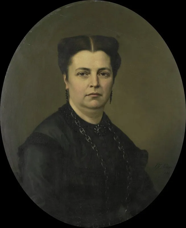 Jeanette Antoinette Pietermaat 1818 70 Echtgenote Van Pieter Mijer Wall Art by Johan Heinrich Neuman - High-Resolution Digital Print
