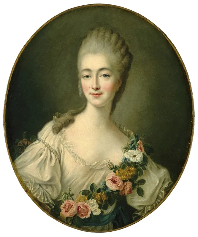 Jeanne Becu Comtesse Du Barry Wall Art by François-Hubert Drouais - High-Resolution Digital Print