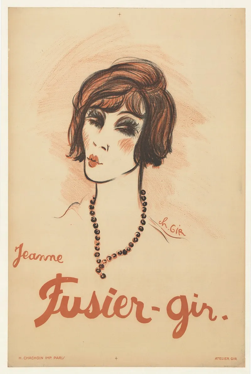 Jeanne Fusier Gir Wall Art by Charles Gir - High-Resolution Digital Print