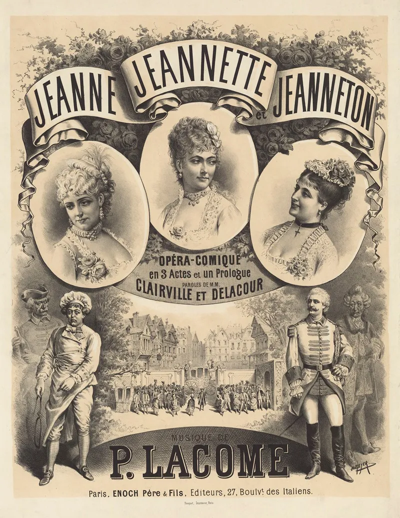 Jeanne Jeannette Jeanneton Wall Art by Henri Meyer - High-Resolution Digital Print