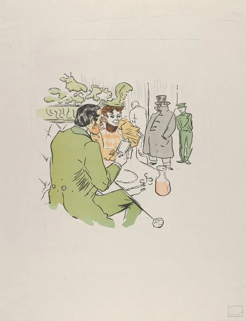 Jeanne Prends Sans Quon Te Voie From Le Rire No 129 24 April 1897 Wall Art by After Henri de Toulouse-Lautrec - High-Resolution Digital Print