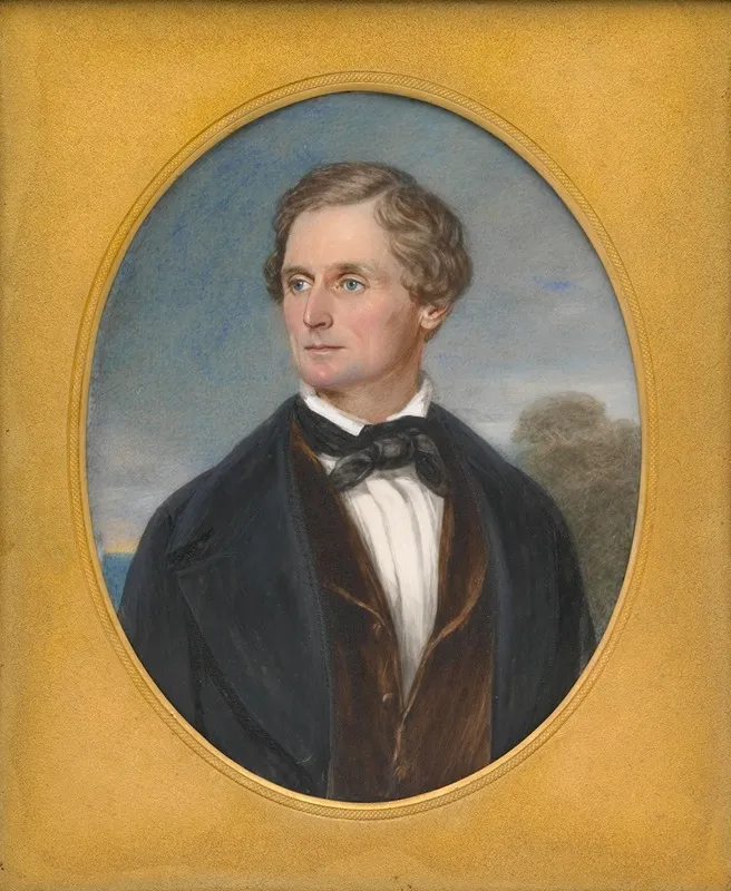 Jefferson Davis Wall Art by George Lethbridge Saunders - High-Resolution Digital Print
