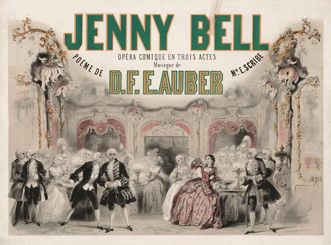 Jenny Bell Wall Art by Victor Coindre - High-Resolution Digital Print