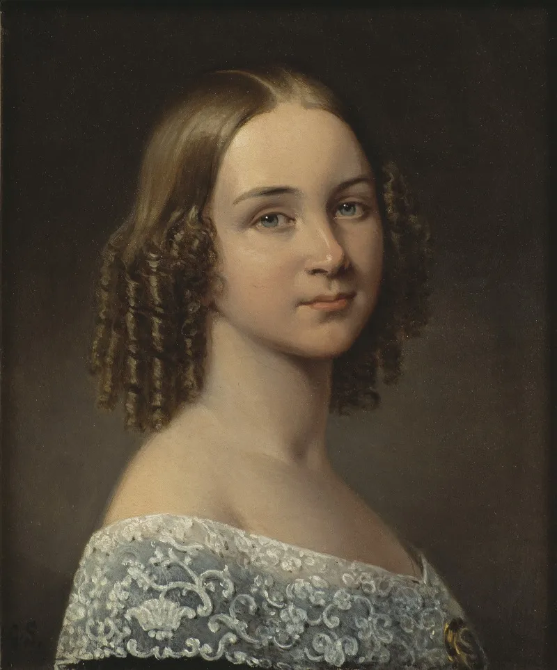 Jenny Lind 1820 1887 Singer Married To Pianist Otto Goldschmidt Wall Art by Johan Gustaf Sandberg - High-Resolution Digital Print