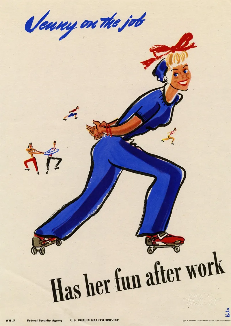 Jenny On The Job Has Her Fun After Work Wall Art by Kula Robbins - High-Resolution Digital Print