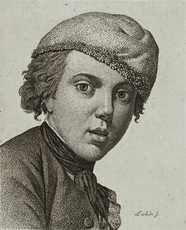 Jens Juel Efter Juels Selvportraet Fra 1767 Wall Art by Gerhard Ludvig Lahde - High-Resolution Digital Print