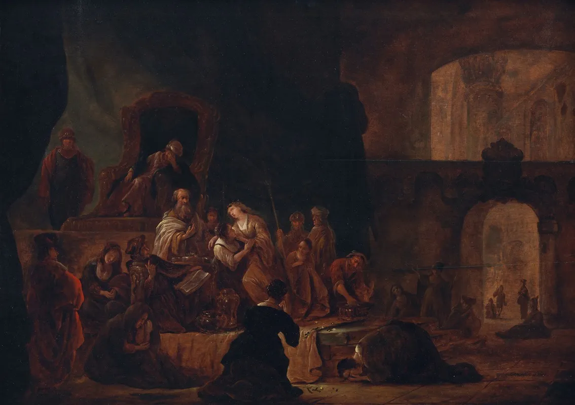 Jephtas Daughter Being Led To The Altar Wall Art by Gerrit De Wet - High-Resolution Digital Print