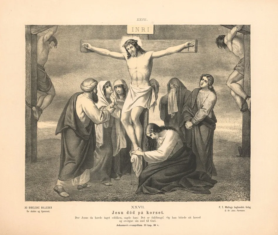 Jesu Dod Pa Korset Wall Art by Sandberg - High-Resolution Digital Print