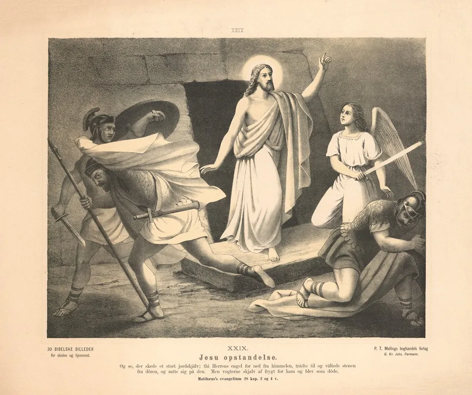 Jesu Opstandelsen Wall Art by Sandberg - High-Resolution Digital Print