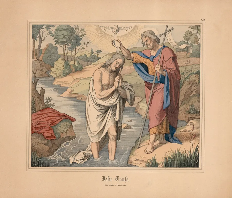 Jesu Taube Wall Art by Johann Nepomuk Heinemann - High-Resolution Digital Print