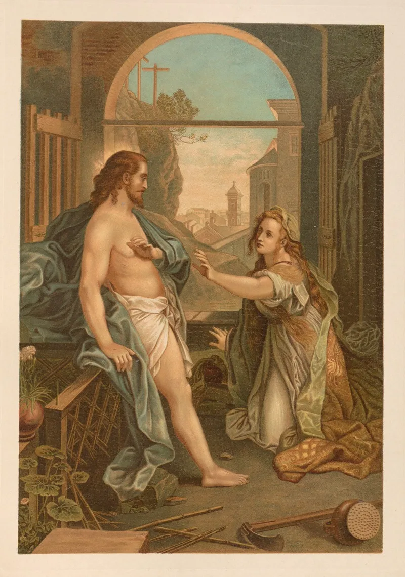 Jesus Appears To Mary Magdalene Wall Art by Jan Ladislaw Sýkora - High-Resolution Digital Print