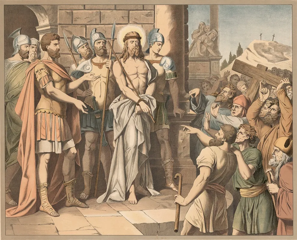 Jesus Before Pilate 4 Wall Art by Wangemann - High-Resolution Digital Print
