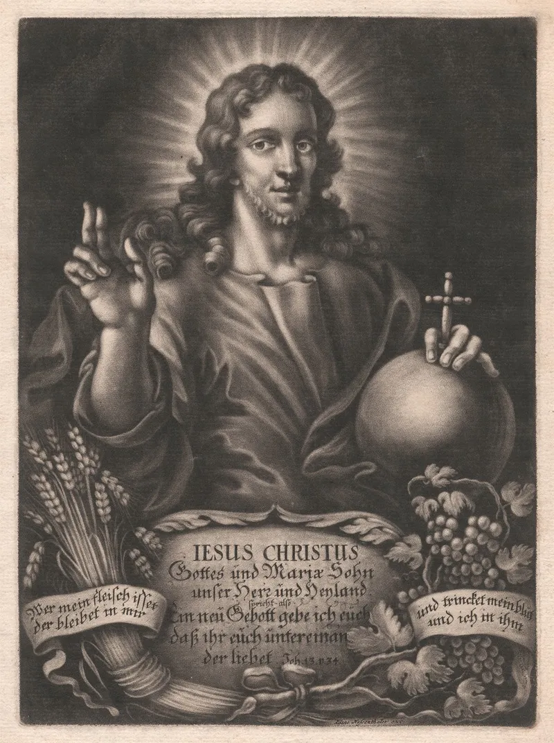 Jesus Christus Wall Art by Elias Nessenthaler - High-Resolution Digital Print