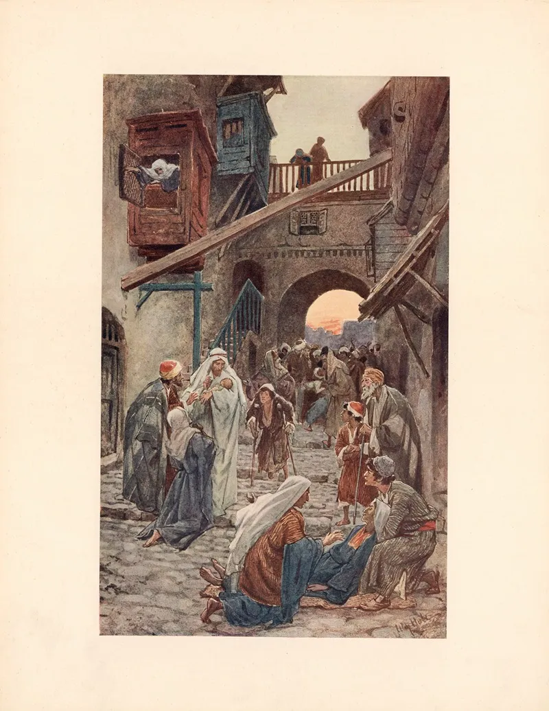 Jesus Healing The Sick Wall Art by William Hole - High-Resolution Digital Print
